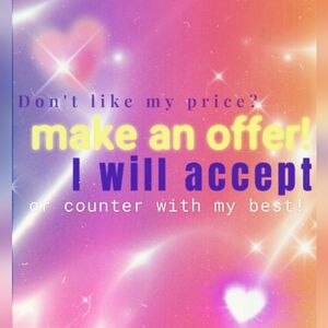 Feel free to make an offer!